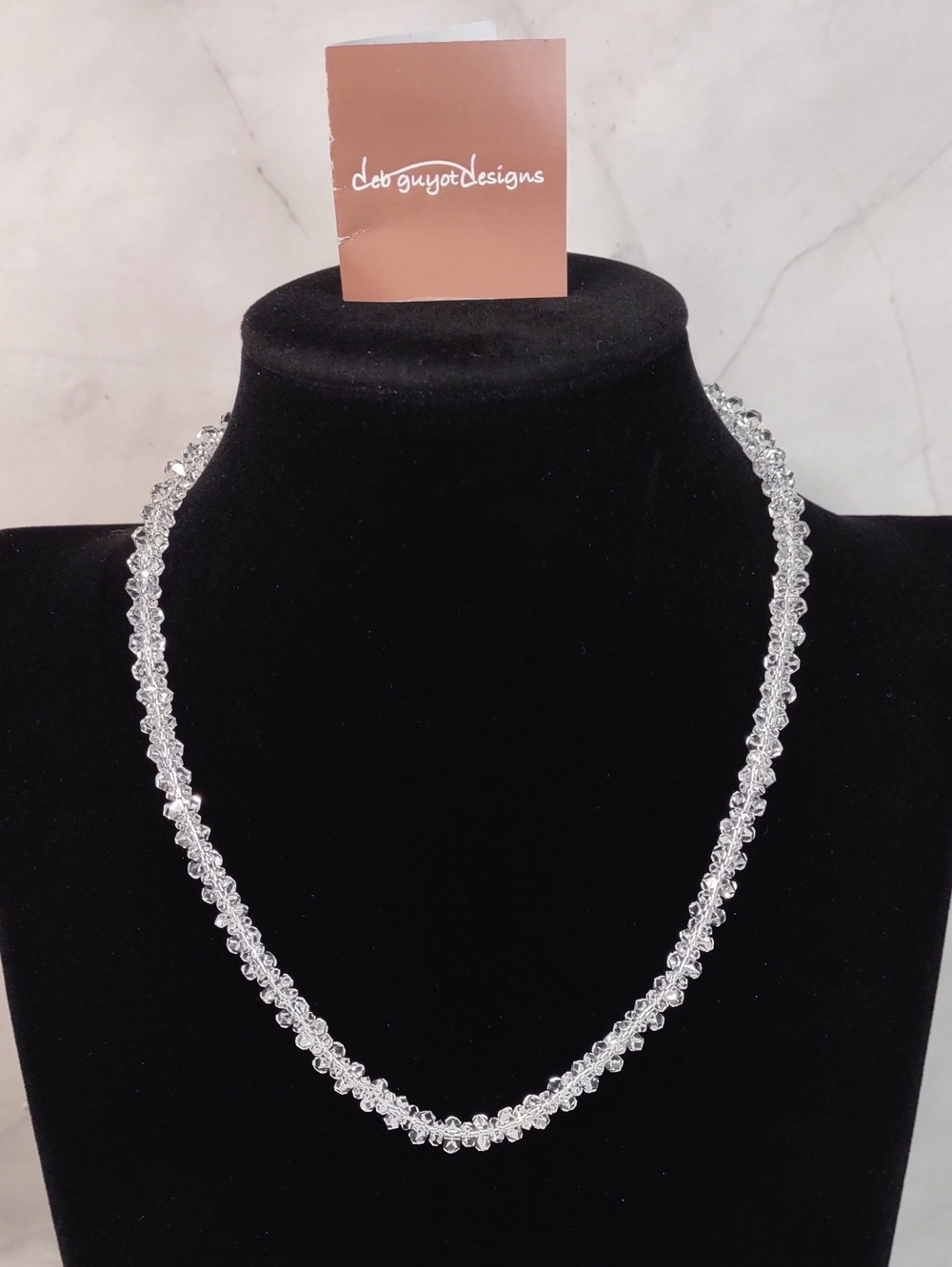 Deb Guyot Herkimer Crystal Quartz Necklace
